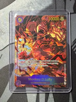 Monkey.D.Luffy OP09-119 ALT ART SEC One Piece Emperors in New World - NM English - Image 1