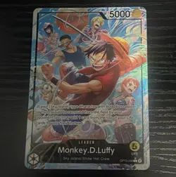 Bandai One Piece CCG Monkey D. Luffy Alt-Leader OP15-098 Full Art Holo EN 5000 - Image 1