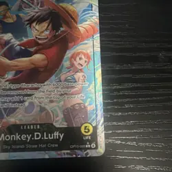 Bandai One Piece CCG Monkey D. Luffy Alt-Leader OP15-098 Full Art Holo EN 5000 - Image 5