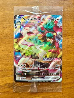 *SEALED* Pokemon TCG: Snorlax VMAX JUMBO Card 142 Gamestop Promo Sword & Shield - Image 1