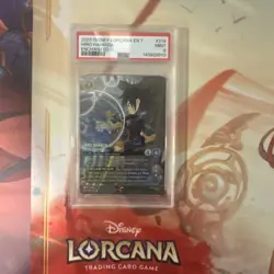 2025 DISNEY LORCANA EN 7-ENCHANTED HIRO HAMADA ARMOR DESIGNER PSA 9 - Image 1