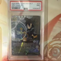 2025 DISNEY LORCANA EN 7-ENCHANTED HIRO HAMADA ARMOR DESIGNER PSA 9 - Image 2