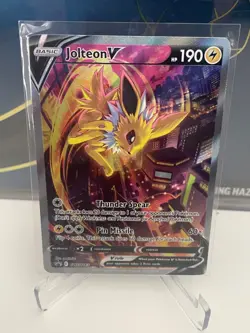 Jolteon V SWSH183 - Sword & Shield Premium Collection Promo - Pokemon Card - NM - Image 1