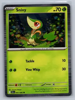 Snivy 001/086 Holo Common Miscellaneous Cards & Products Pokemon Holo Near Mint - Image 1