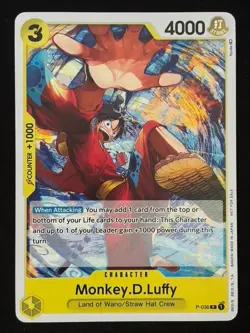 Monkey.D.Luffy (P-036) - One Piece Promotion Cards (OP-PR) - One Piece Card - Image 1