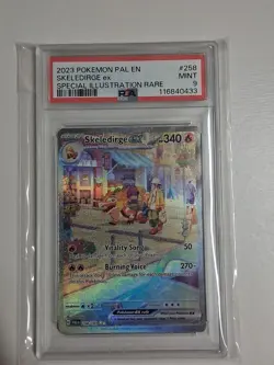 PSA 9 Skeledirge ex 258/193 Special Illustration Rare Paldea Evolved Pokemon - Image 1