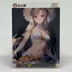 Sword Art Online Asuna Yuuki Goddess Story ACG Waifu Anime Card - Image 1