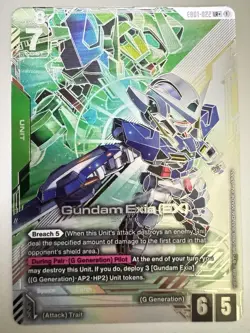 Gundam TCG Card Game | Gundam Exia (EX) LR+ FOIL EB01-22 - Image 1