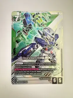 Gundam TCG Card Game | Gundam Exia (EX) LR+ FOIL EB01-22 - Image 3