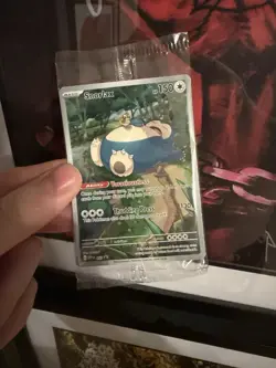Pokemon TCG Snorlax ETB Promo Scarlet & Violet 151 Black Star Holo Card Sealed - Image 1