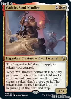 Cadric, Soul Kindler EN [DMC - 10] - NM TCG MTG - Image 1