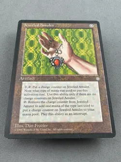 Jeweled Amulet MTG Ice Age—Never Played Near Mint—Vintage Magic the Gathering - Image 3