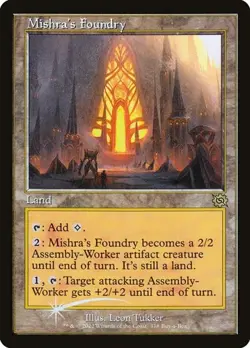 Mishra's Foundry - Foil Retro Frame Buy-a-Box Promo BRO LP MTG - Image 1