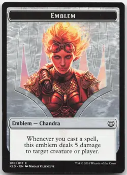 Emblem - Chandra, Torch of Defiance - Kaladesh - Token - Magic: The Gathering - Image 1
