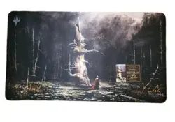 SIGNED Seb McKinnon Swamp Playmat Kickstarter MTG Magic The Gathering w/ CoA - Image 1