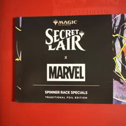 Magic The Gathering Secret Lair Marvel Spinner Rack Special Sealed Foil Edition - Image 2