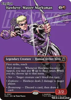 Hawkeye, Master Marksman (Borderless) EN [MSH - 367] - NM TCG MTG - Image 1