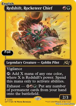 Redshift, Rocketeer Chief (First-Place Foil) EN [DFT - 489] - NM [Foil] TCG MTG - Image 1