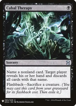 Cabal Therapy The List LP MTG - Image 1