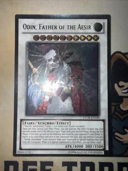 STOR-EN040 Odin, Father Of The Aesir Ultimate Rare Unlimited YuGiOh NM EURO - Image 3
