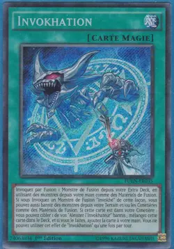 Yu-Gi-Oh! Invokhation FUEN-FR035 BLAR-FR084 1ere Edition Secret Rare COMME NEUF - Image 1
