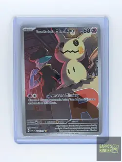 Team Rocket's Mimikyu 238/217 Illustration Rare Ascended Heroes Pokemon NM - Image 2