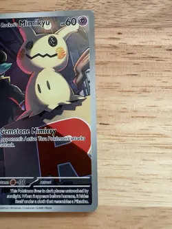 Team Rocket's Mimikyu 238/217 Illustration Rare Ascended Heroes Pokemon TCG NM/M - Image 3