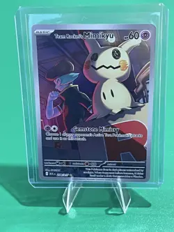 Team Rocket's Mimikyu 238/217 ME: Ascended Heroes Illustration Rare Pokemon - Image 1