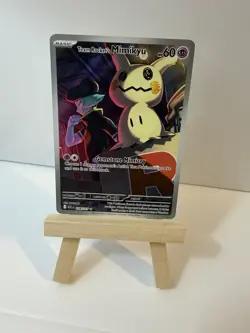 Team Rocket's Mimikyu 238/217 Illustration Rare Ascended Heroes Pokemon TCG NM/M - Image 1