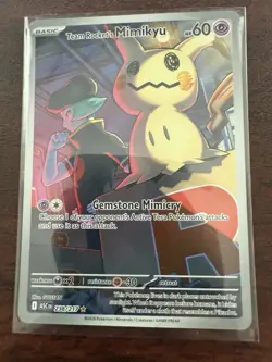 Pokemon TCG Team Rocket's Mimikyu 238/217 Illustration Rare Ascended Heroes N/M - Image 1