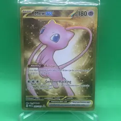 Mew EX 205/165 Hyper Rare Full Art Scarlet & Violet 151 Pokemon TCG NM - Image 1