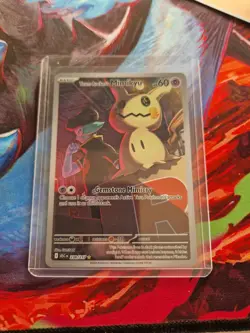 Pokemon TCG Team Rocket's Mimikyu 238/217 Illustration Rare Ascended Heroes N/M - Image 1