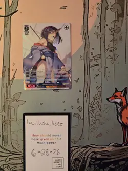 Miss Kobayashi’s Dragon Maid Weiss Schwarz Elma, Awakening KMD/W96-E078 RR - Image 1