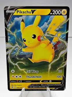Pokemon Pikachu V 086/264 Fusion Strike Ultra Rare Holo - Image 1