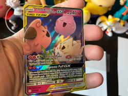 Pokemon Togepi & Cleffa & Igglybuff GX 143/236 Tag Team Card Cosmic Eclipse Rare - Image 1