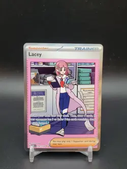 Lacey 175/131 Prismatic Evolutions Special Illustration Rare NM Pokemon Card - Image 1