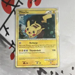 Pikachu HGSS03 HGSS Holo 2010 Pokemon TCG Card - Image 1