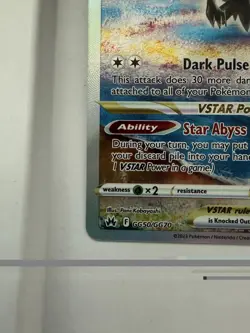 Darkrai VSTAR Crown Zenith: Galarian Gallery Holo Card GG50/GG70 NM/M Condition - Image 3