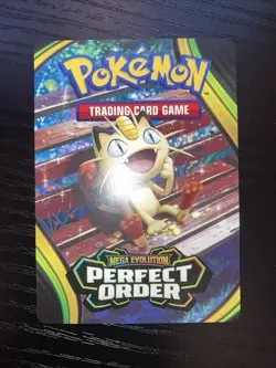 Meowth Perfect Order Build & Battle Trainer Tips Pack Art Card Pokemon English - Image 2