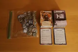 Android Netrunner - Revised Core Set - All cards unplayed + a pile of tokens! - Image 1