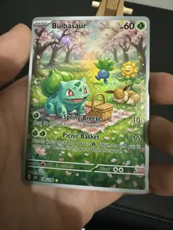 Bulbasaur Pokemon Card DISPLAY ART CARD - Image 2
