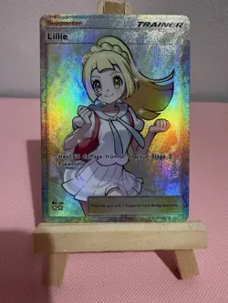 Lillie Pocket Card Pokemon DISPLAY ART CARD - Image 1