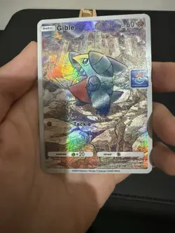 Gible pokemon Pocket Card DISPLAY ART CARD - Image 2