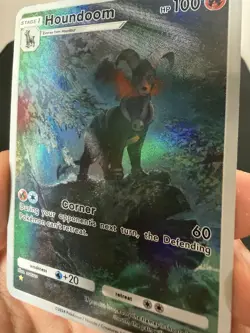 Houndoom Pokemon Pocket Card TCG DISPLAY ART CARD - Image 2