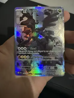 N’s Zekrom Pokemon Card DISPLAY ART CARD TCG - Image 2