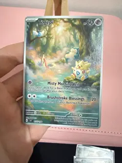 Togepi Snorlax Milotic Swablu Pokemon Card DISPLAY ART CARD - Image 2