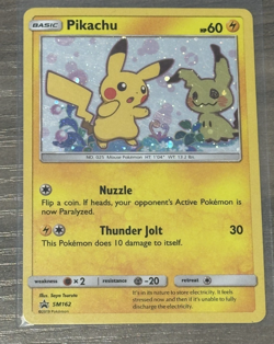 SM162 Promo Pikachu Pokemon Card, Excellent condition, lightly used - Image 4