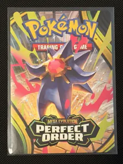 Pokemon TCG Mega Evolution Perfect Order Mega Starmie Trainer Tips Art Card NM - Image 1