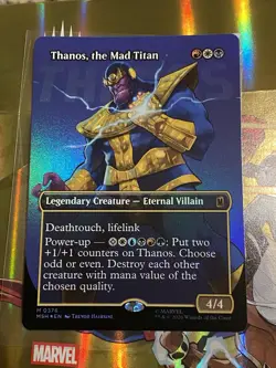 Thanos, the Mad Titan (Borderless) (0367) Marvel Super Heroes Foil - Image 1