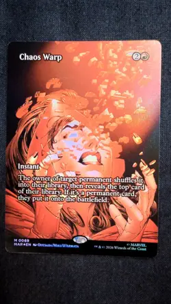 Magic The Gathering: 2026 Marvel Super Heroes CHAOS WARP #0069 | Borderless Foil - Image 1